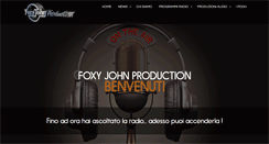 Desktop Screenshot of foxyjohnproduction.com